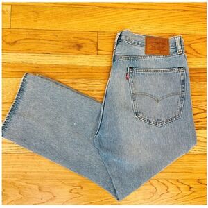 Levi's 551 Z Jeans Mens 36 Light Wash Denim Comfort Fit Straight Leg